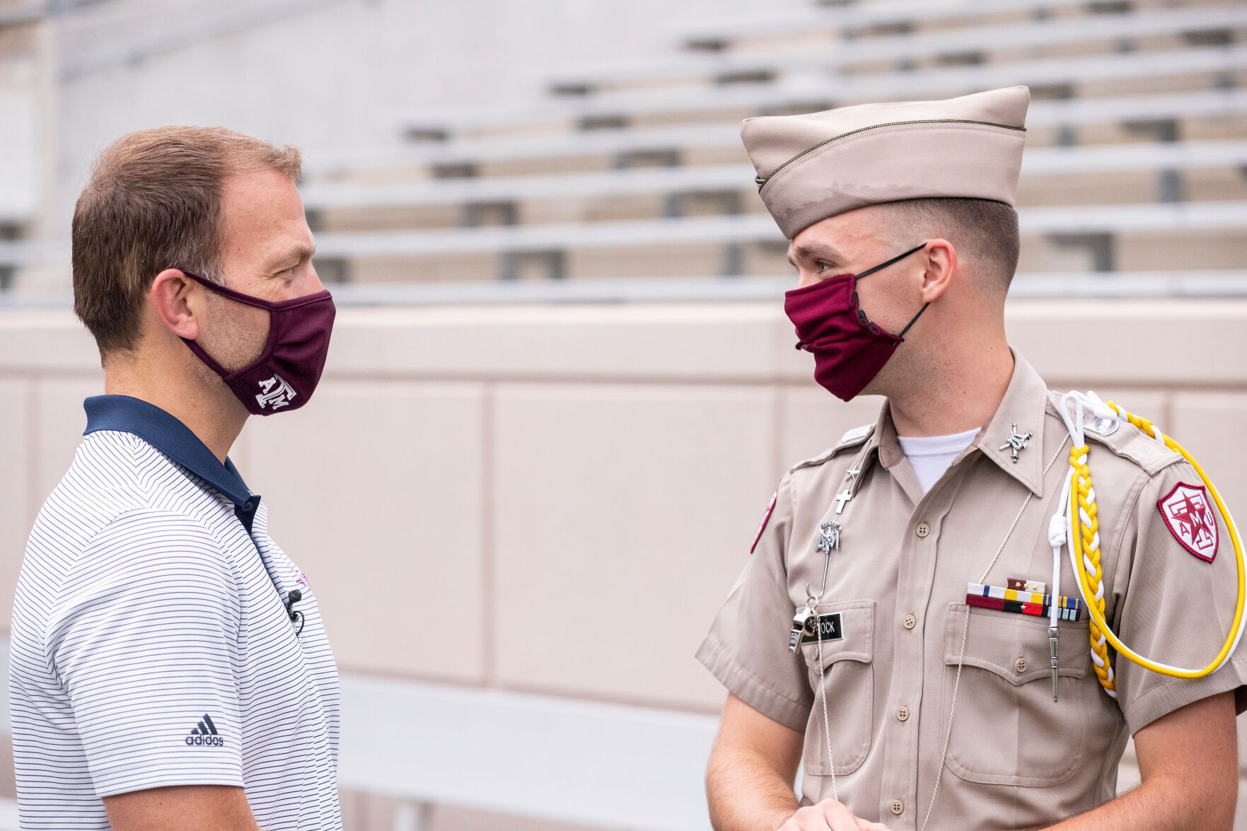 Aggie Band marches on Kyle Field